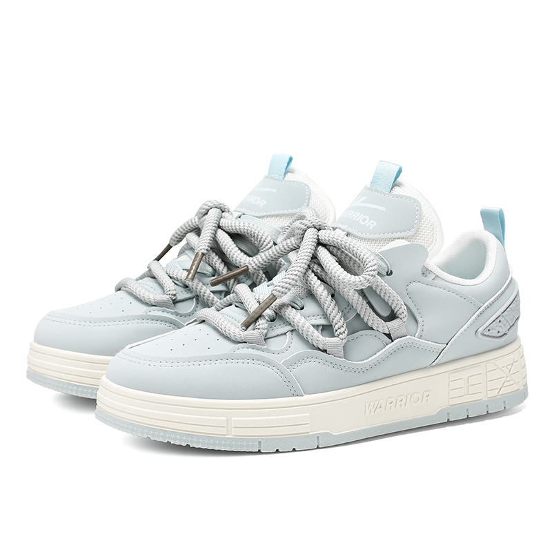 

WARRIOR Дофаминовые разноцветные лоу-топы для скейтбординга унисекс Ice Blue, цвет Ice Blue