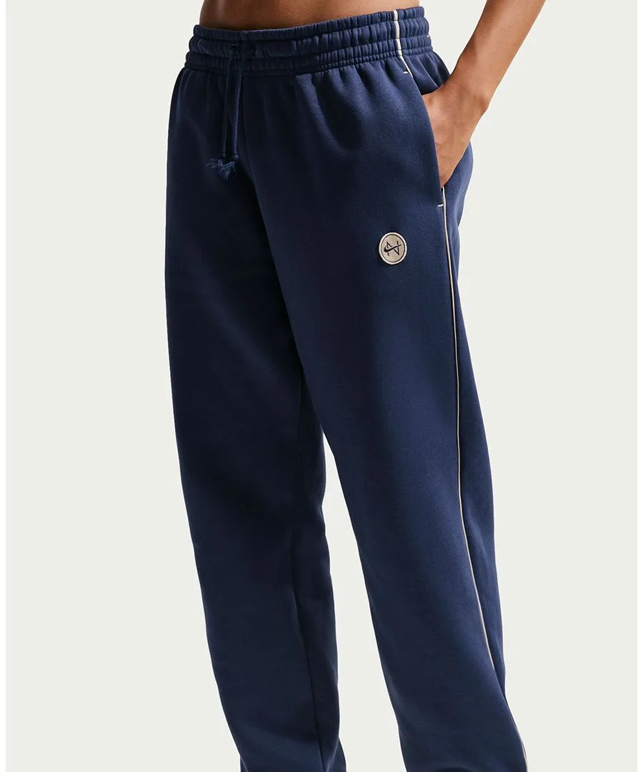 Женские флисовые брюки Sportswear Phoenix свободного кроя Nike, midnight темно-синий/lt orewood brn — фото 3