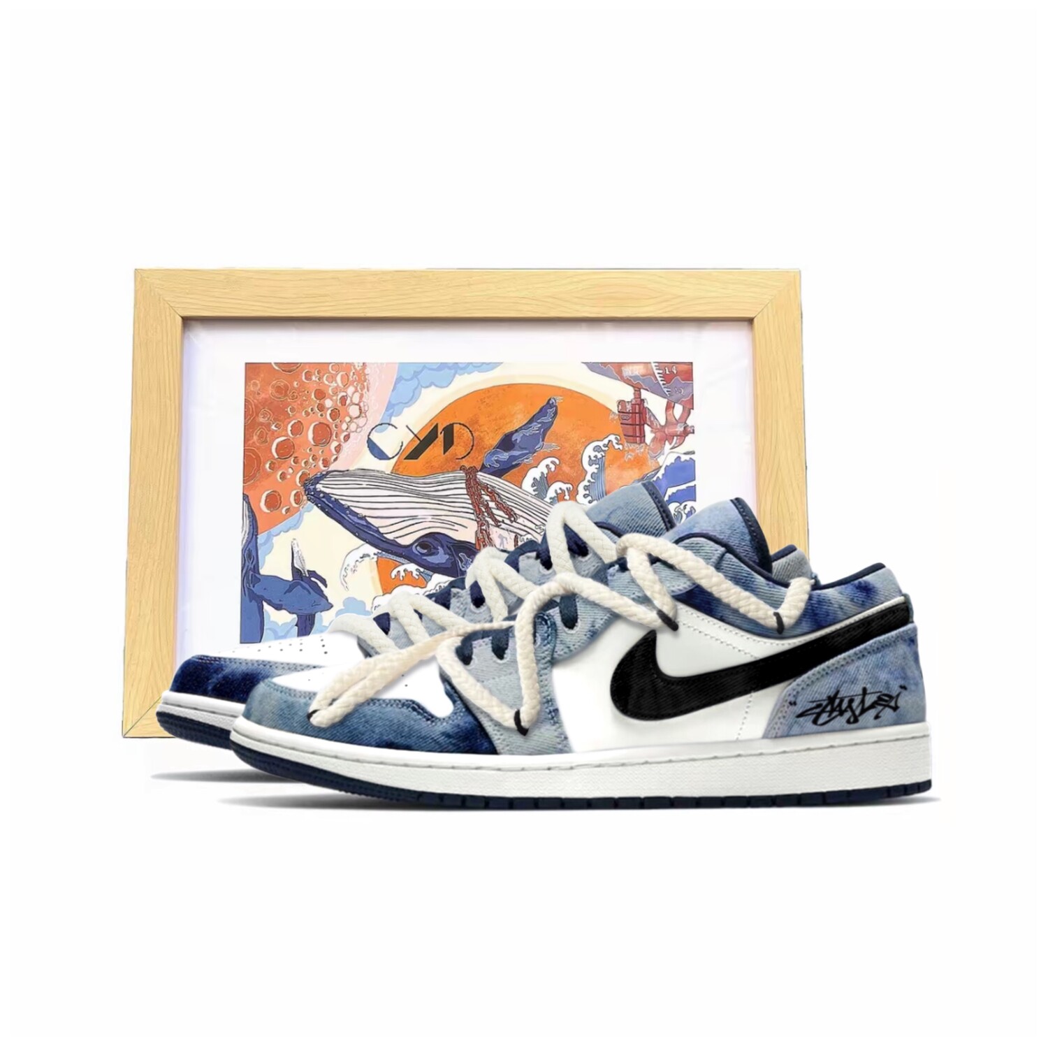 

Jordan Air Jordan 1 винтажные баскетбольные кроссовки мужские, White