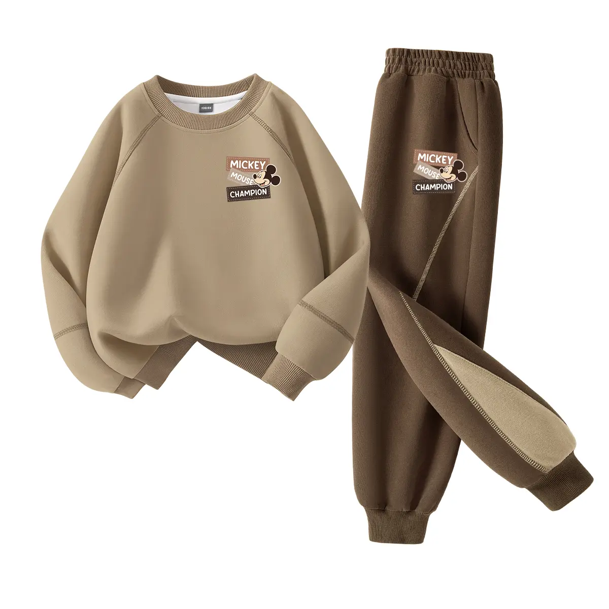 

Детская повседневная спортивная одежда Disney, коричневый