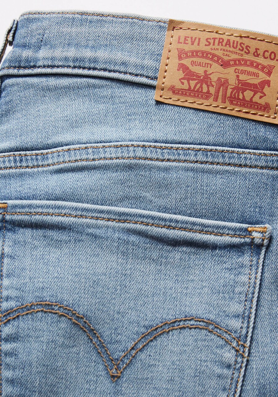 Джинсы скинни LEVI'S  Skinny Jeans, синий деним — фото 4