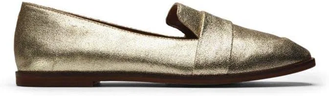 Лоферы из натуральной кожи с квадратным носком, Kenneth Cole, Soft Gold — фото 2