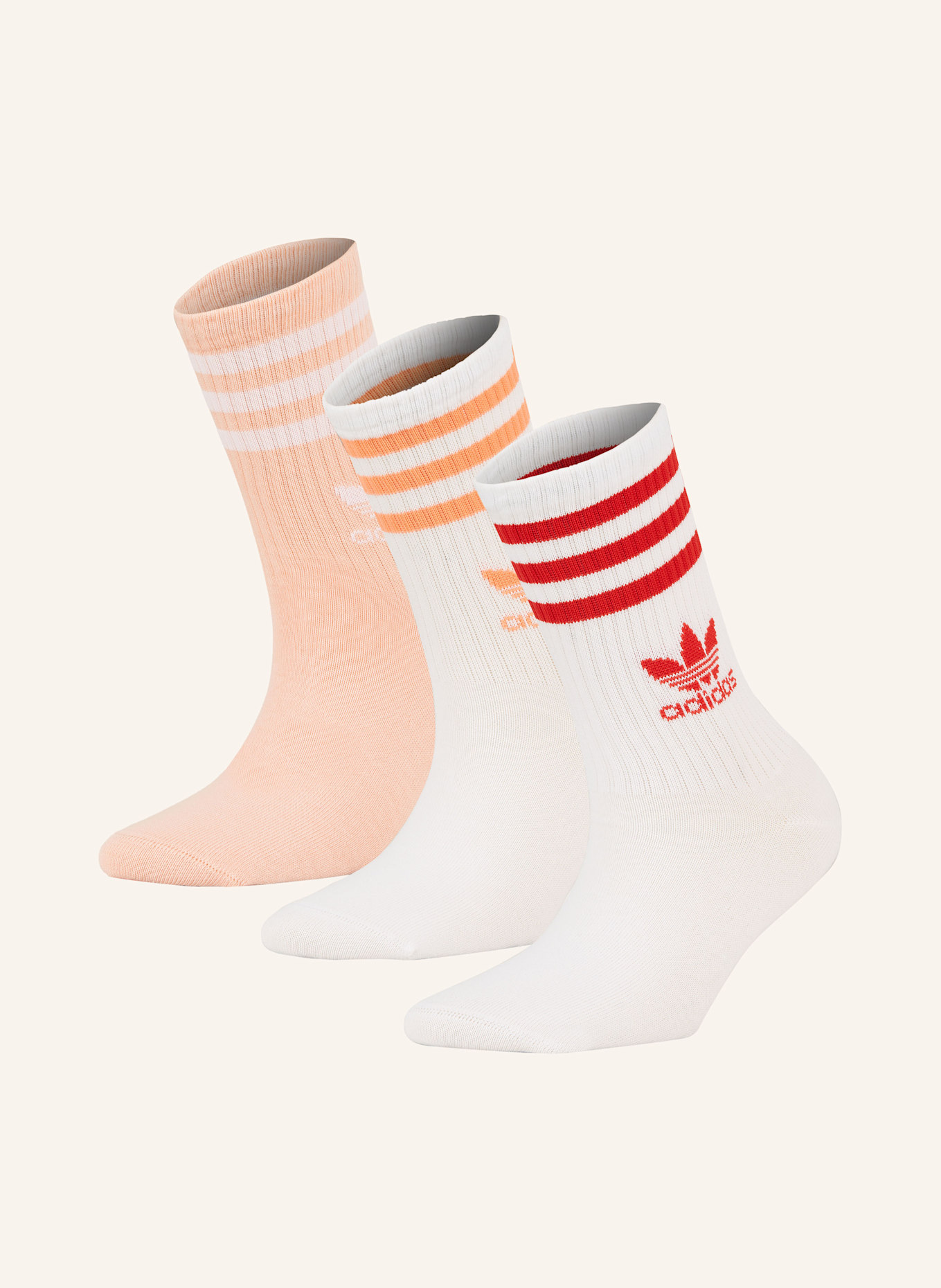 

3 пары носков Adidas Originals, мультиколор