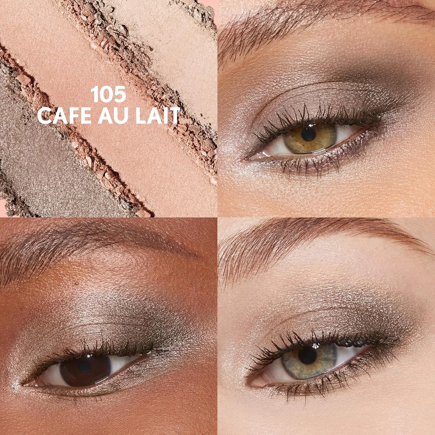 Тени для век Covergirl Cafe Au Lait 3-цветные — фото 4