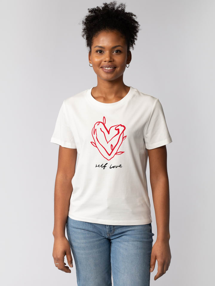 

Футболка wat Apparel T-Shirt Self love, белый