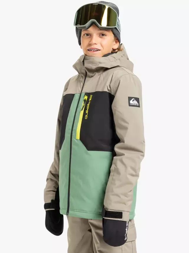 Детская техническая зимняя куртка Quicksilver Dawson, цвет Fallen Rock Quiksilver — фото 3