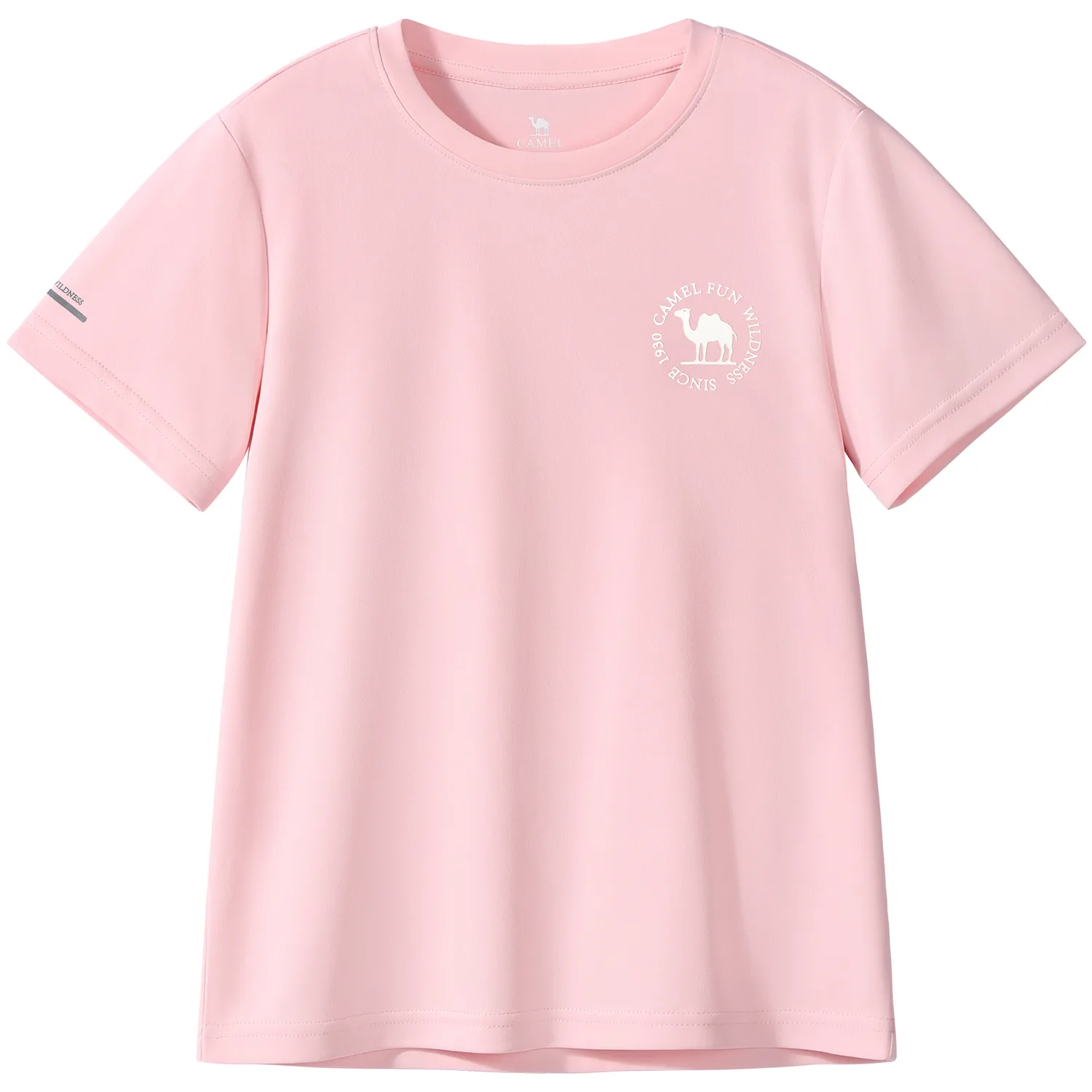 Футболка для детей с круглым вырезом CAMEL, Watercolor Pink
