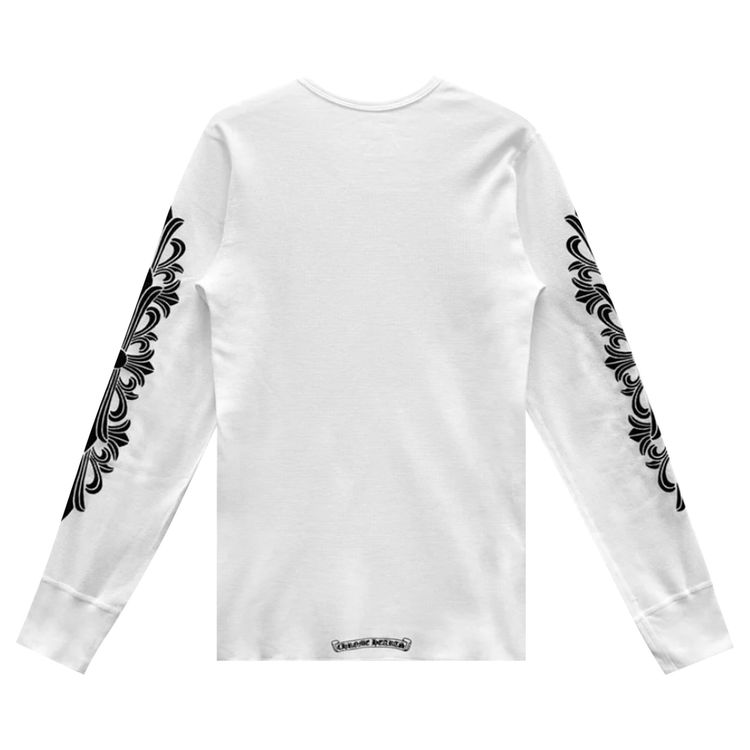 Футболка Chrome Hearts Horseshoe Thermal Waffle T-Shirt 'White', белый — фото 2