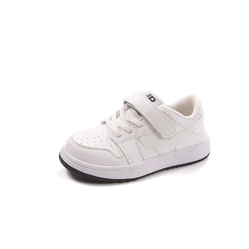 

Детские скейтборд-кроссовки low top из искусственной кожи, универсальные, нескользящие, износостойкие, waterproof ROBINHOOD, белый