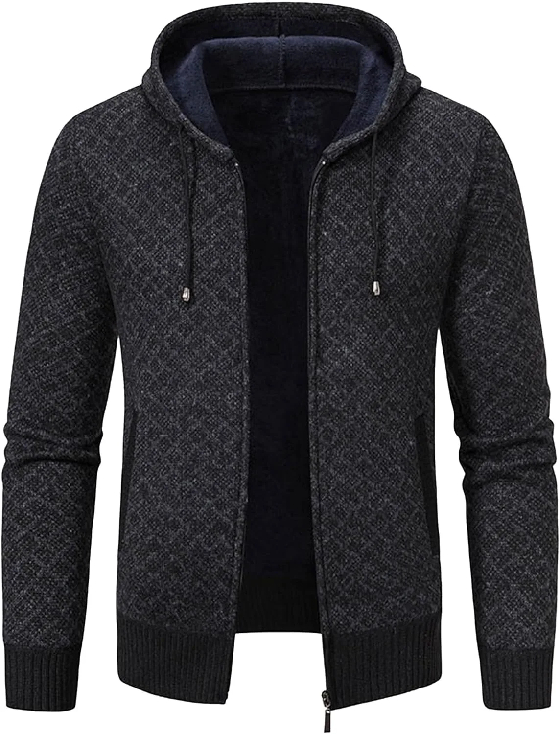 

Мужской худи-кардиган Slim Fit с длинными рукавами