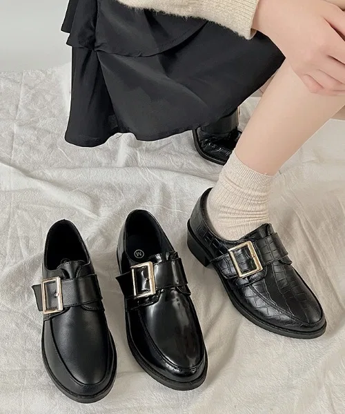 Женские лоферы с пряжкой Shoes in Closet 7666 бежевые — фото 3