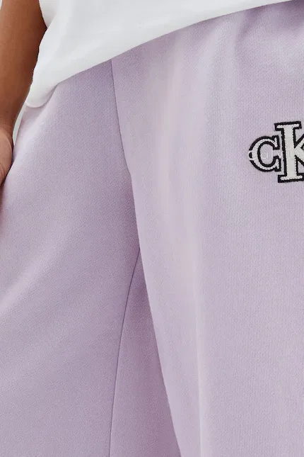Детские спортивные штаны Calvin Klein Jeans, фиолетовый — фото 4