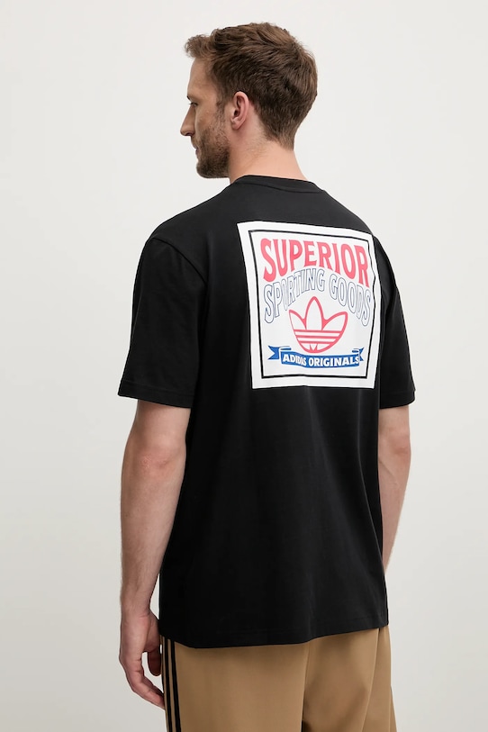 

Футболка хлопковая Graphic Lo Ss T Adidas Originals, черный