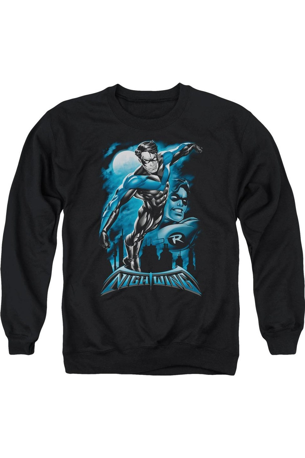 

Толстовка Batman All Grown Up Adult с круглым вырезом Gildan, черный