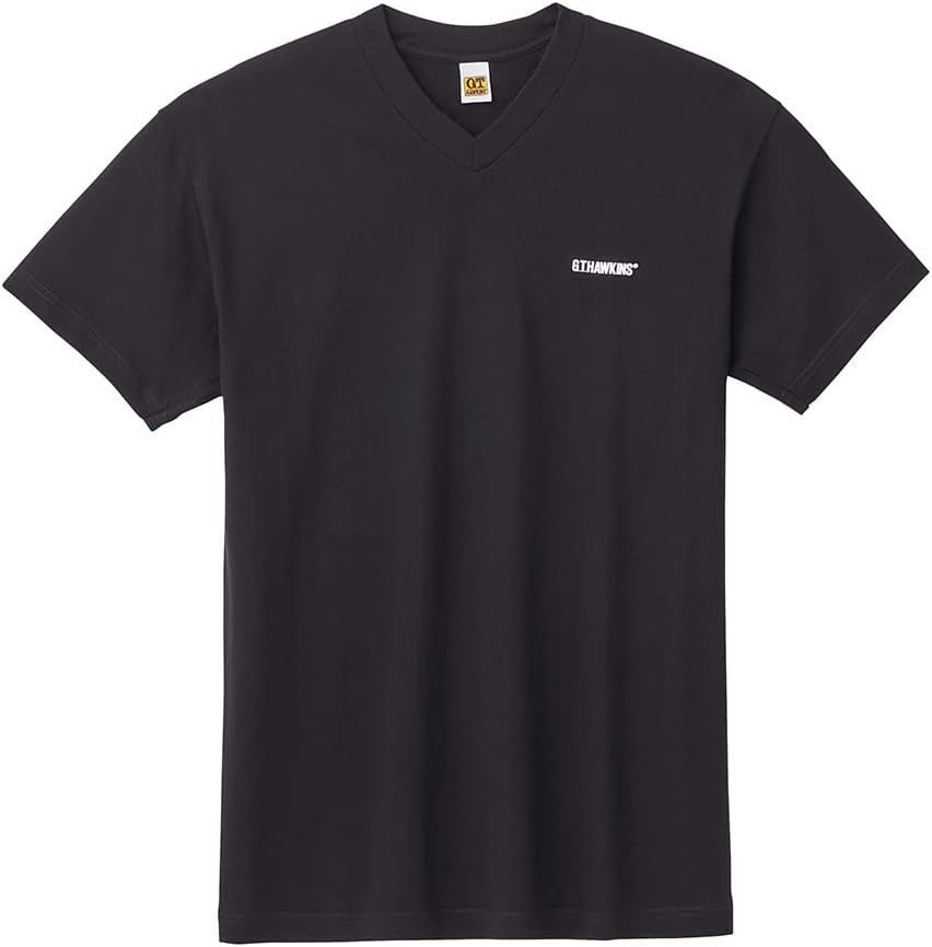 

Мужская футболка Gunze GT Hawkins с V-образным вырезом, черный
