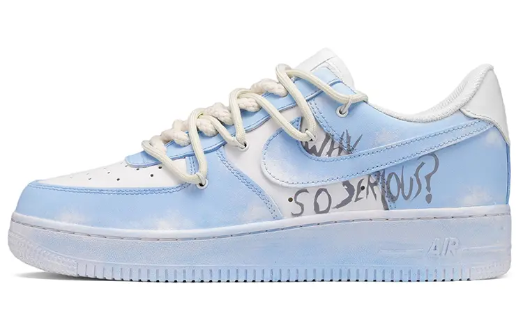 

Кроссовки Nike Air Force 1 Skateboard Shoes Men Low-Top Blue/White