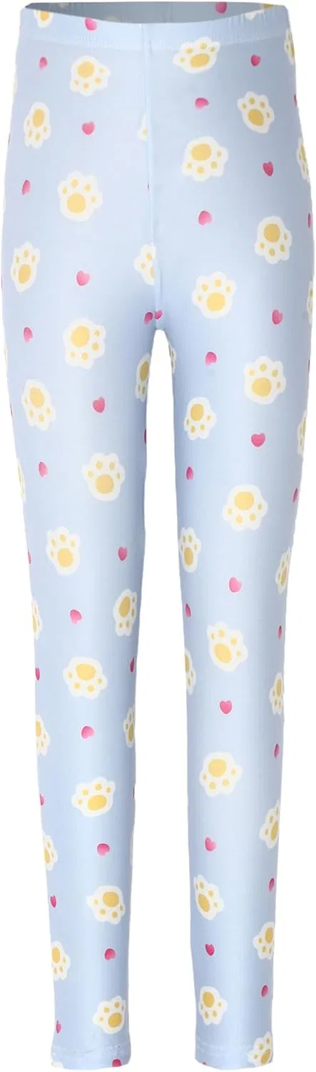 Леггинсы для девочек Choomomo с принтом Puppy Paw Prints