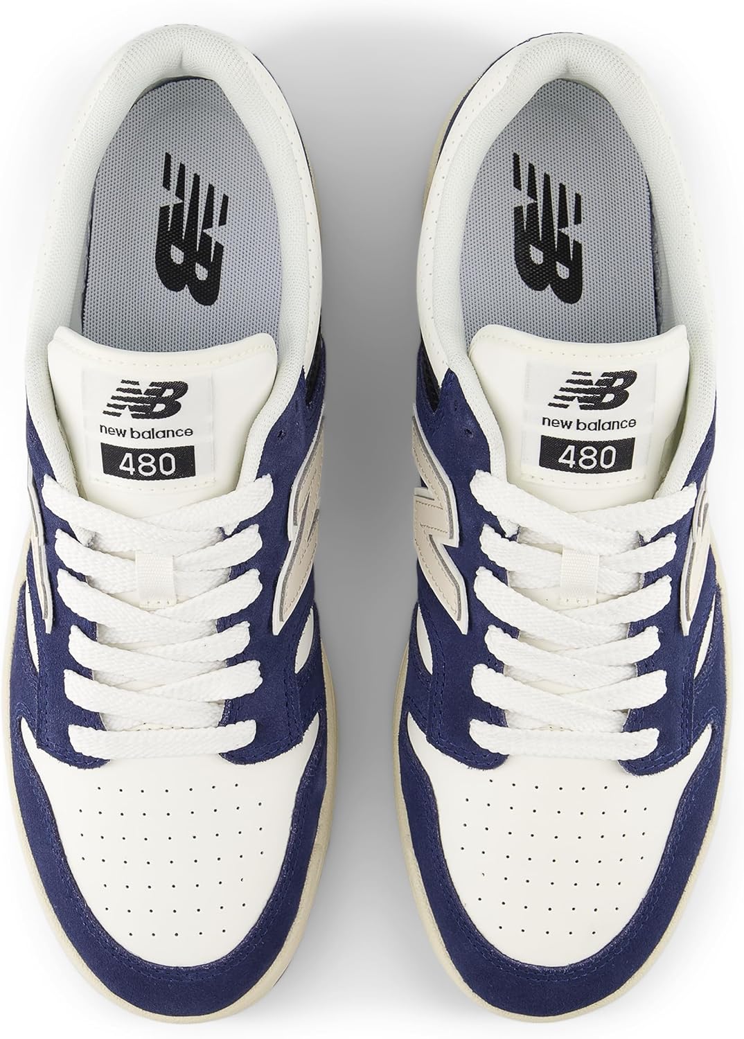 Мужские кроссовки New Balance 480 V1 Premium, Nb Navy/Sea Salt — фото 4