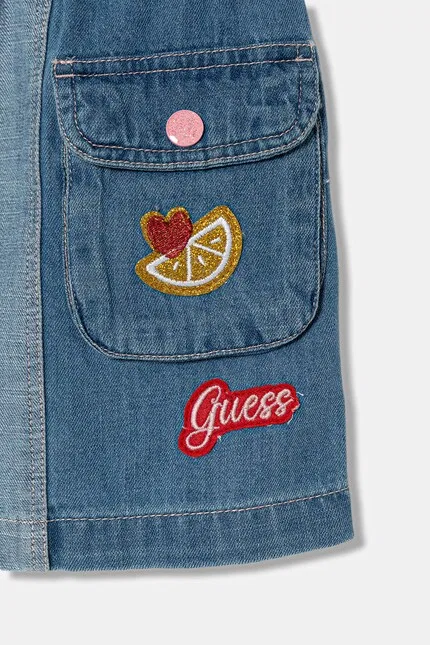 Юбка джинсовая Guess, синий — фото 3