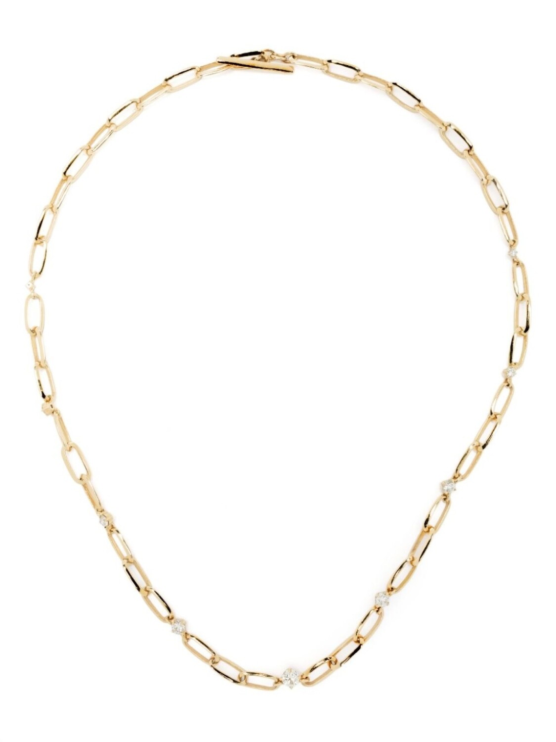 

Колье из желтого золота с бриллиантами Lizzie Mandler Fine Jewelry, золотой
