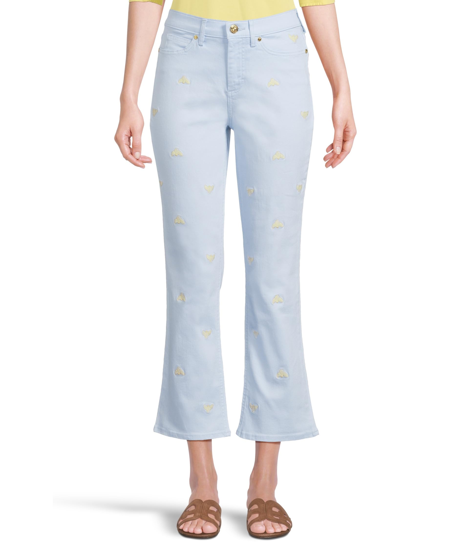 

Джинсы Lilly Pulitzer Annet High-Rise Crop Flare, Bluette