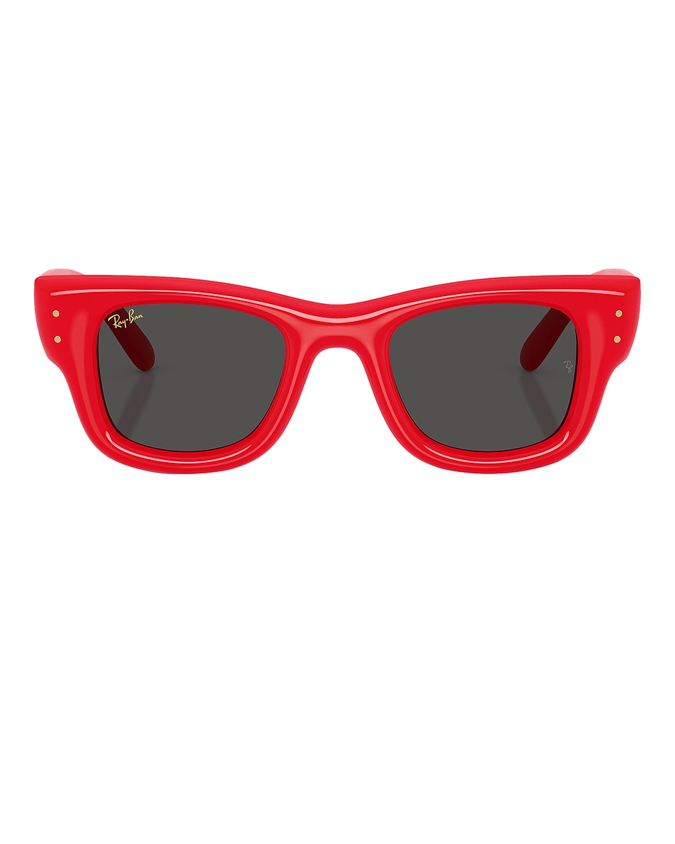 

Солнцезащитные очки X A$ap Rocky Wayfarer Puffer Ray-Ban, Red