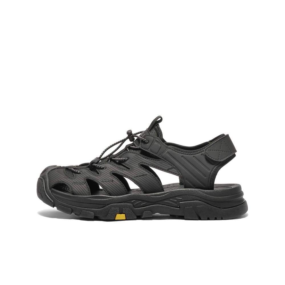 

BELLE Пляжные сандалии мужские серо-черные