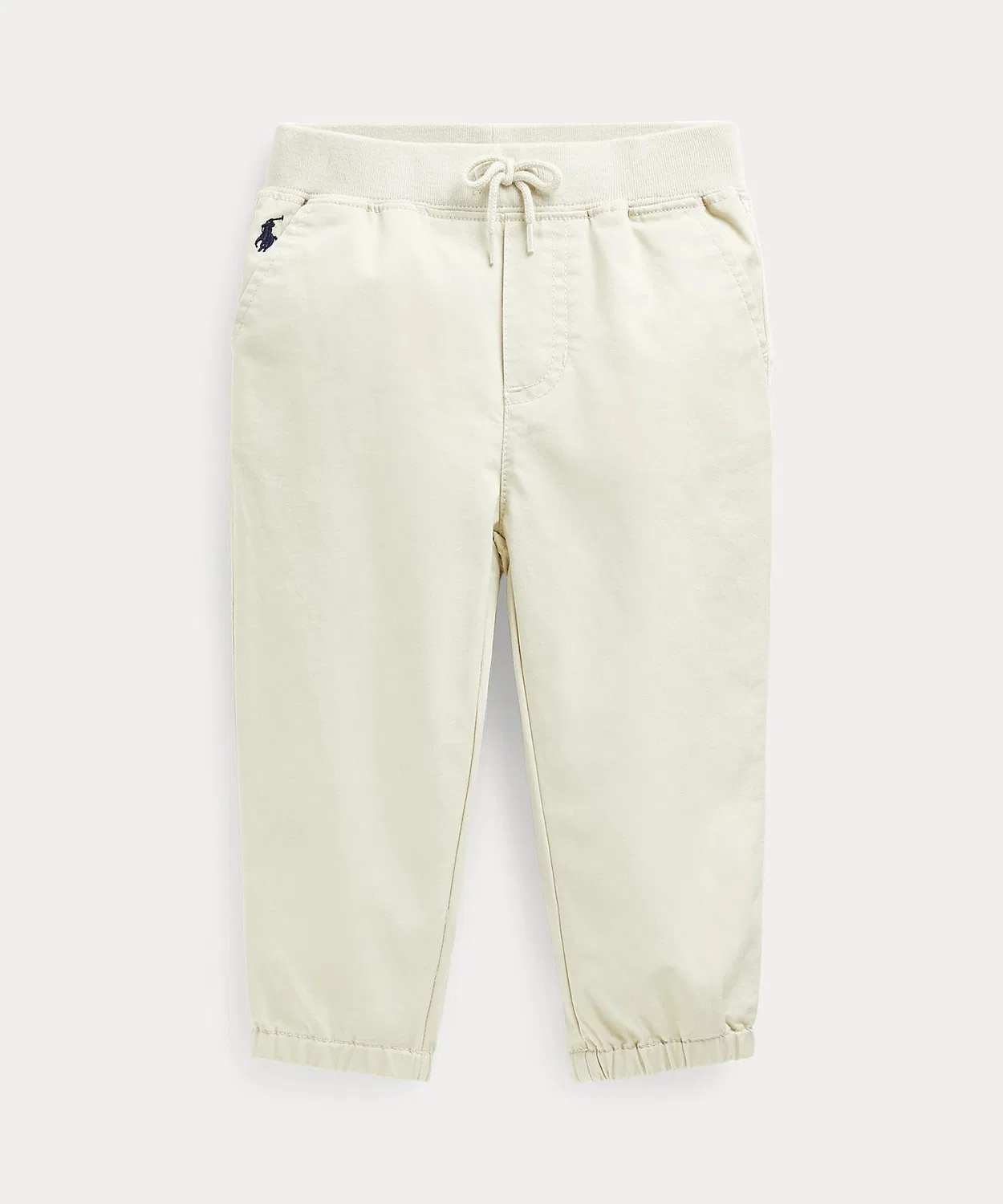 Штаны чинос stretch cotton бренд с завязками на поясе натуральный