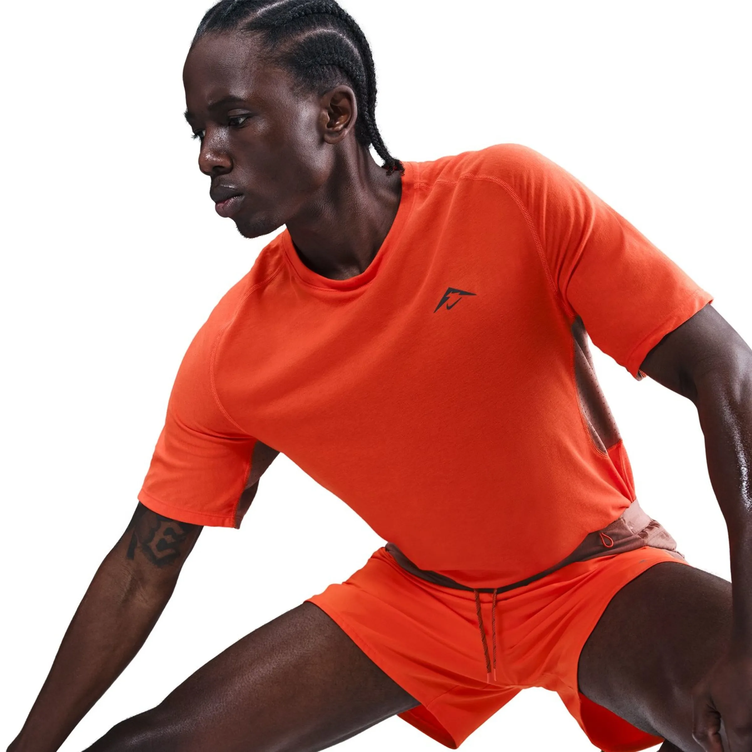 Мужская футболка Solar Chase Nike, оранжевый — фото 4