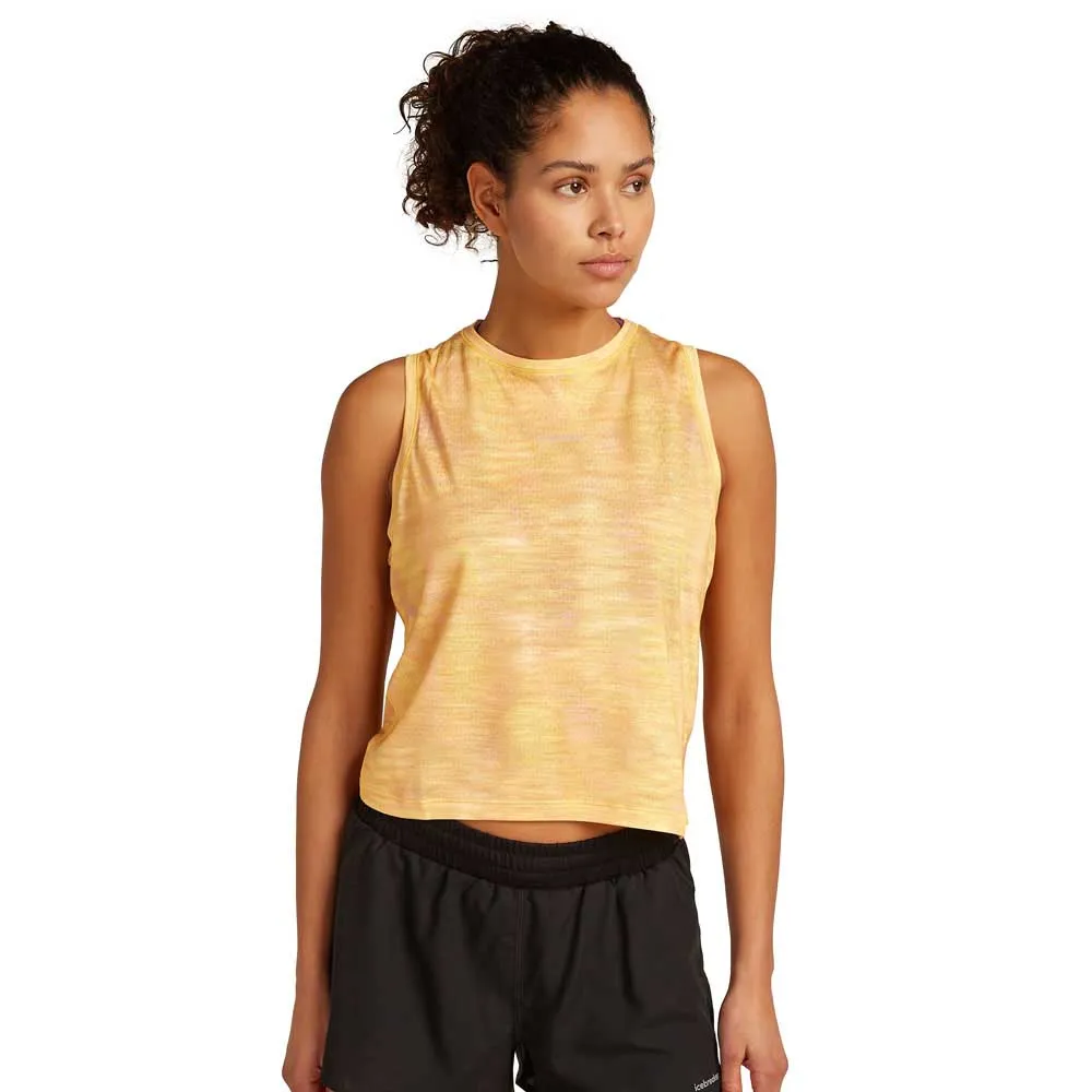 

Футболка без рукавов Icebreaker Merino 125 Cool Lite Speed Fusion Aop, желтый