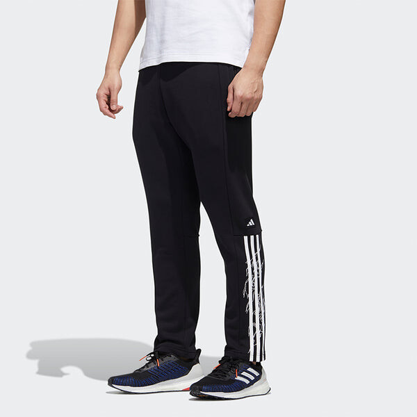 Спортивные штаны adidas Ub Pnt Wv Deco logo Printing Training Running Casual Sports Pants Black, черный — фото 3