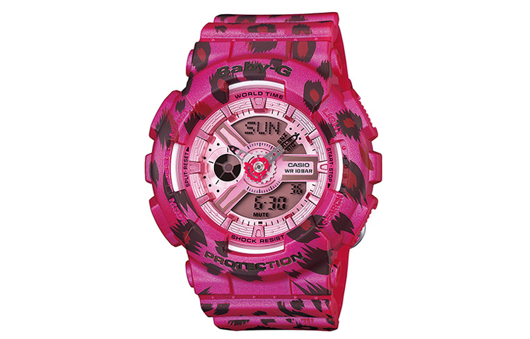 

Женские часы BABY-G 46.3 мм розовые BA-110LP-4A CASIO