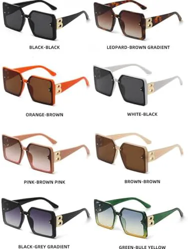 

Новые женские солнцезащитные очки 2025 года, винтажные, с прозрачным градиентом, мужские панк-солнцезащитные очки, цвет шампанского, один размер SAGESWA, One Color