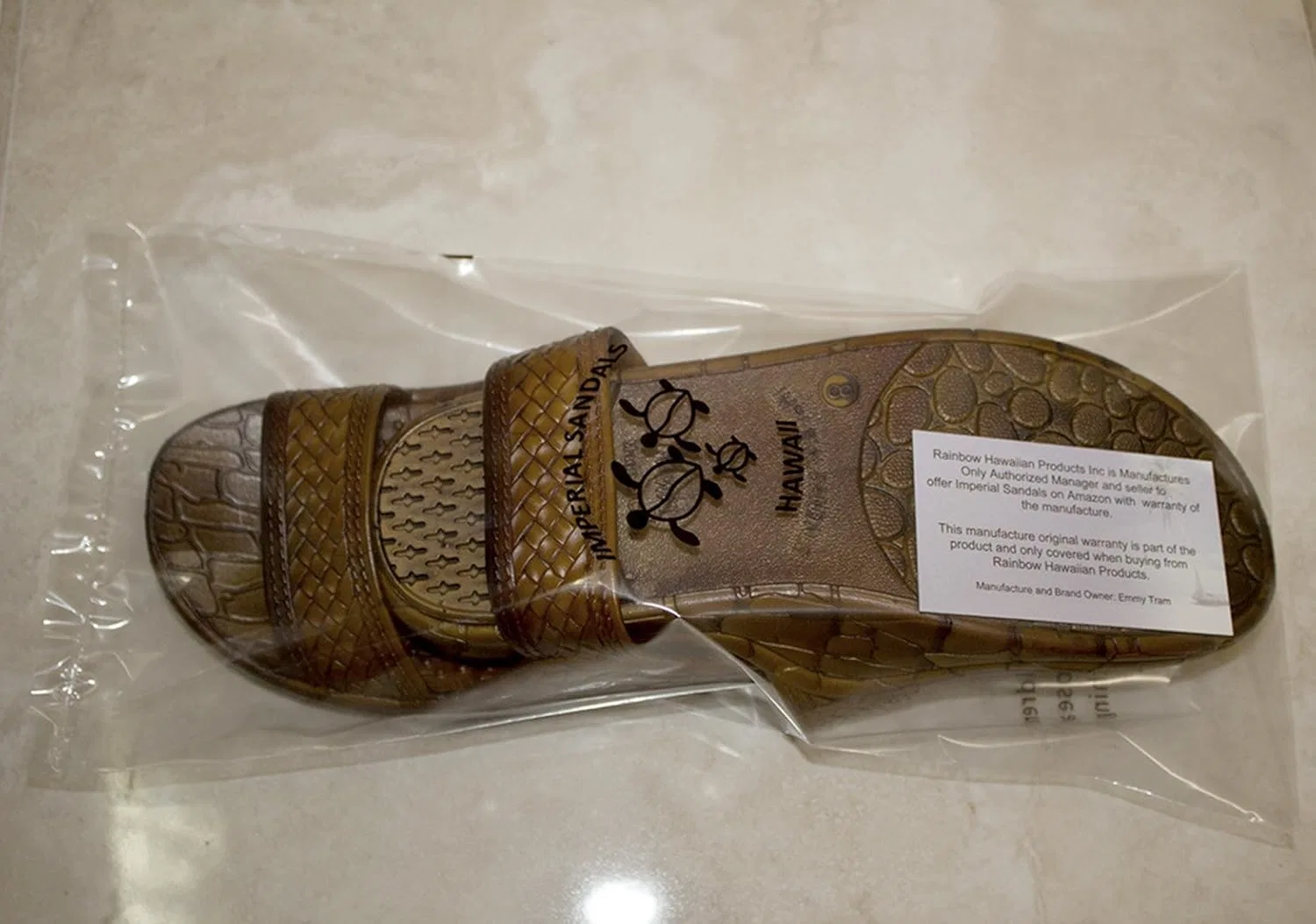 Сандалии с двумя ремешками Imperial, коричневый IMPERIAL SANDALS HAWAII — фото 4