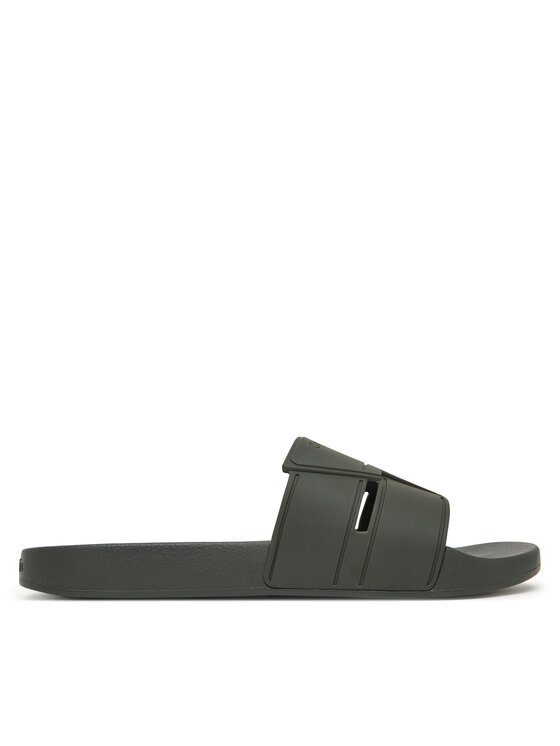 

Мюли Pool Slide Double T HM0HM01752 Calvin Klein, хаки