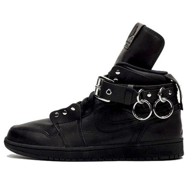 

Кроссовки с 1 ремешком в стиле ретро x comme des garcons Air Jordan, черный