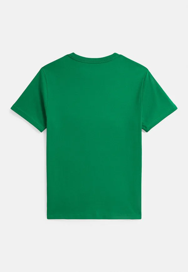 Футболка из хлопкового трикотажа polo bear с принтом 714y. Polo Ralph Lauren, Bear Cruise Green — фото 2
