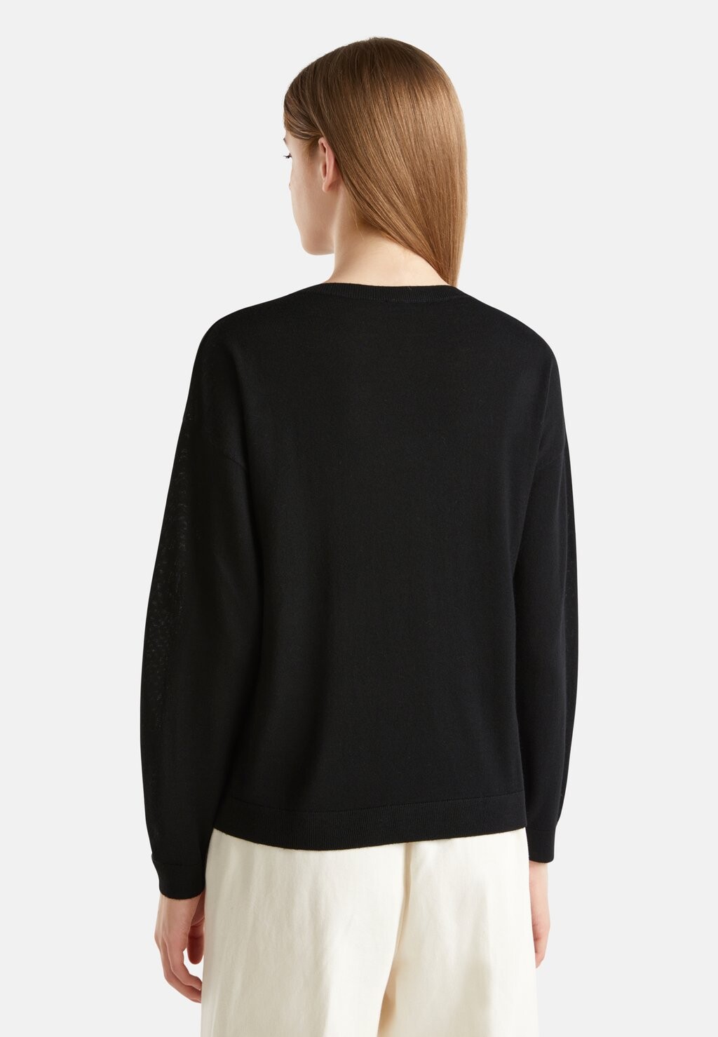 

Джемпер NECK IN PURE United Colors of Benetton, черный