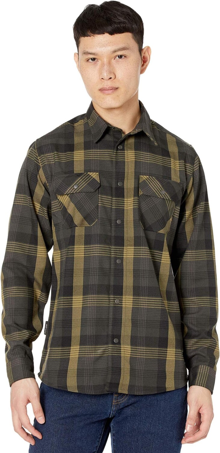 

Рубашка Flylow Handlebar Tech Flannel, цвет Kombu Plaid