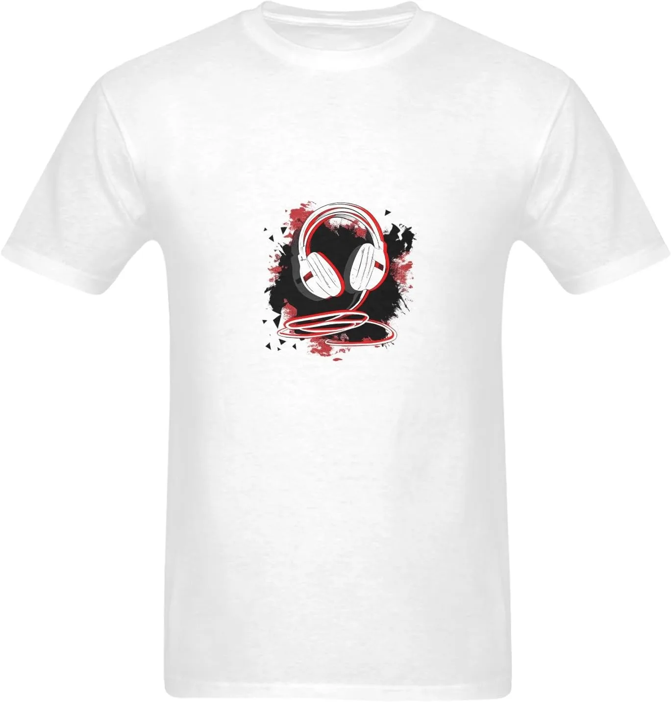 

Футболка с принтом наушников PURRINI