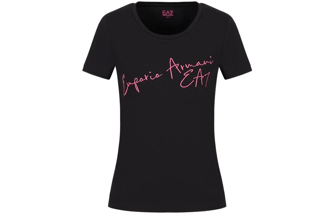 EMPORIO ARMANI EA7 Футболка женская Black