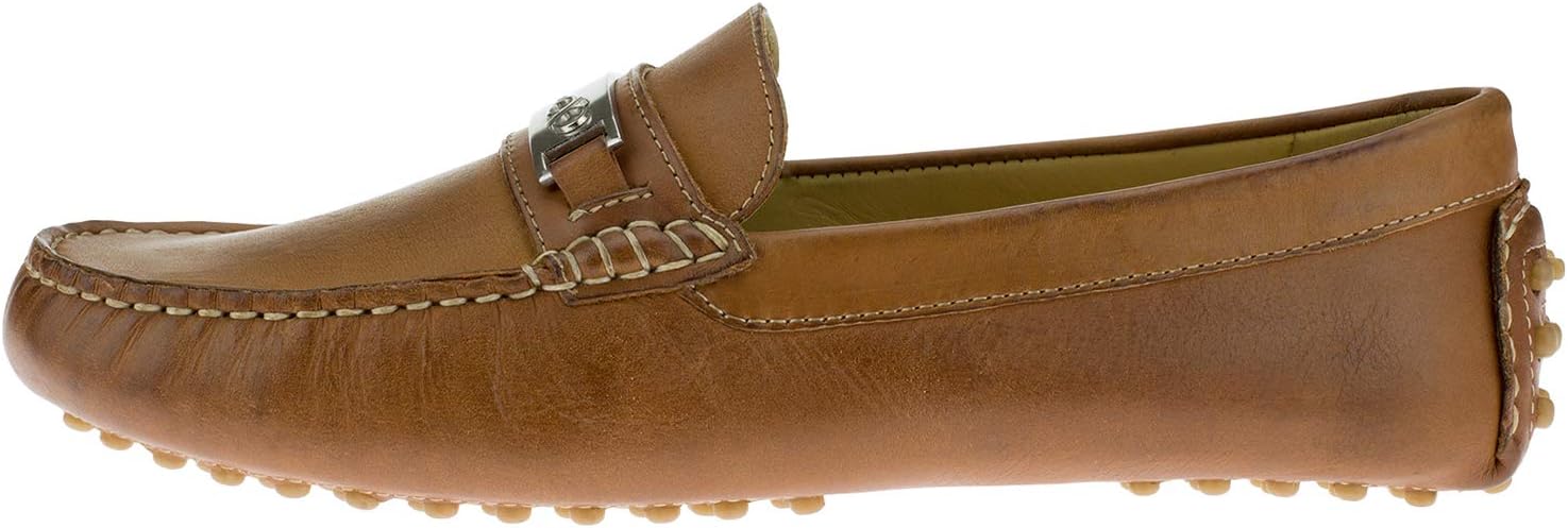 Мужские кожаные мокасины DTI BB Signature Drenot Slip-On для вождения Dti Darya Trading, песочный — фото 2