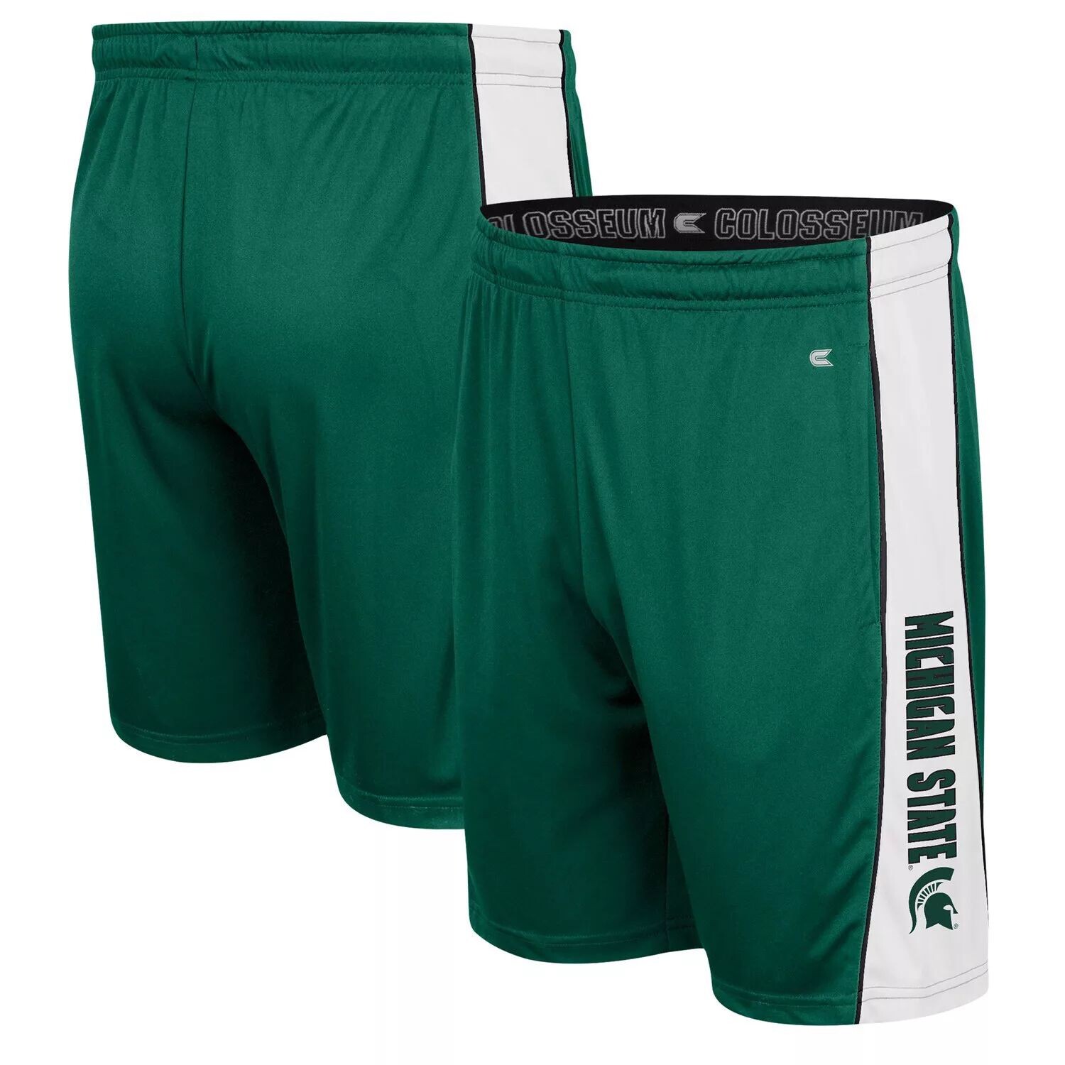 

Мужские зеленые шорты со вставками Michigan State Spartans Colosseum