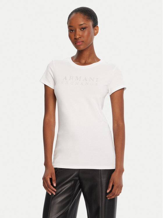 

Футболка regular fit XW001349 AF17173 U0002 Armani Exchange, белый