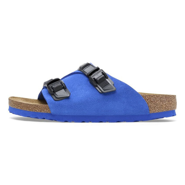 

Тапочки zürich tech suede leather sandals 'ultra blue' Birkenstock, синий