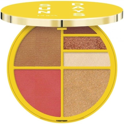 

Водостойкая палетка теней для век Pupa Sun Days Face & Eyes 002 Sunset Pupa Milano