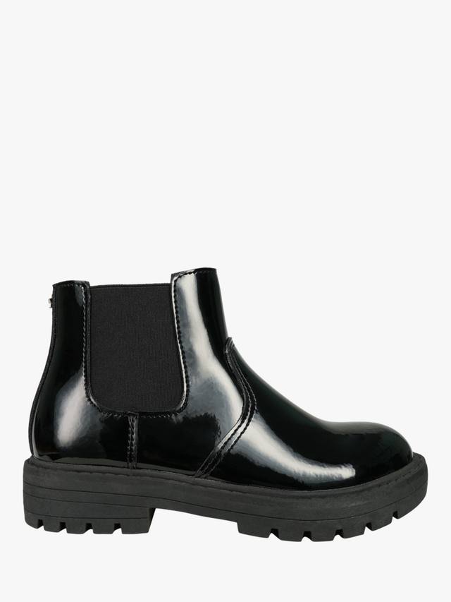 

Детские ботинки Cara из лакированной кожи ToeZone, Black