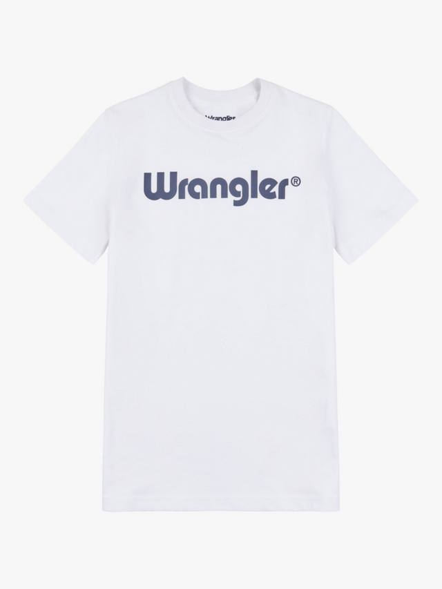 

Детская футболка Tubular Cotton с логотипом Wrangler, Bright White