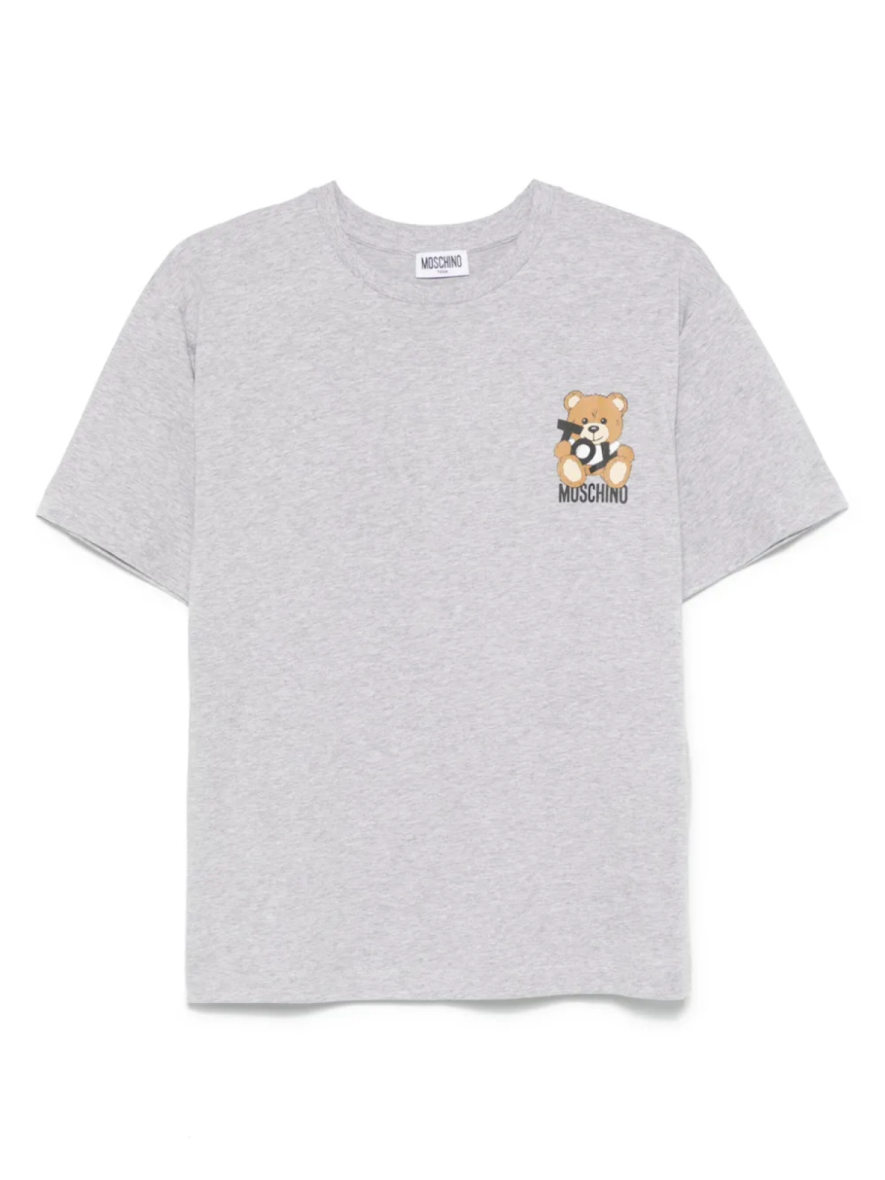 

Moschino Kids футболка с принтом Leo Teddy, серый