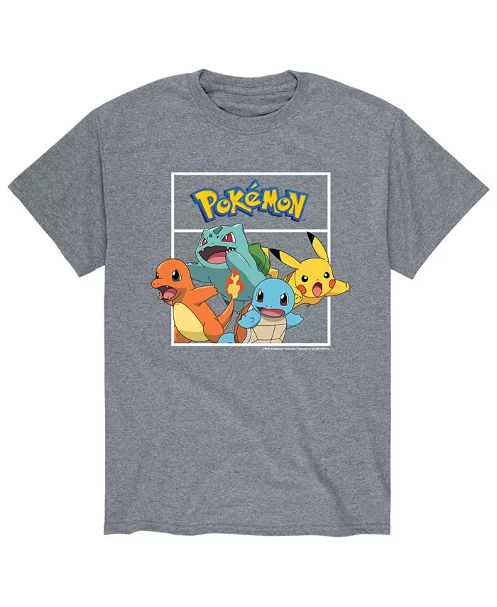 

Мужская футболка с персонажами Pokemon AIRWAVES, серый